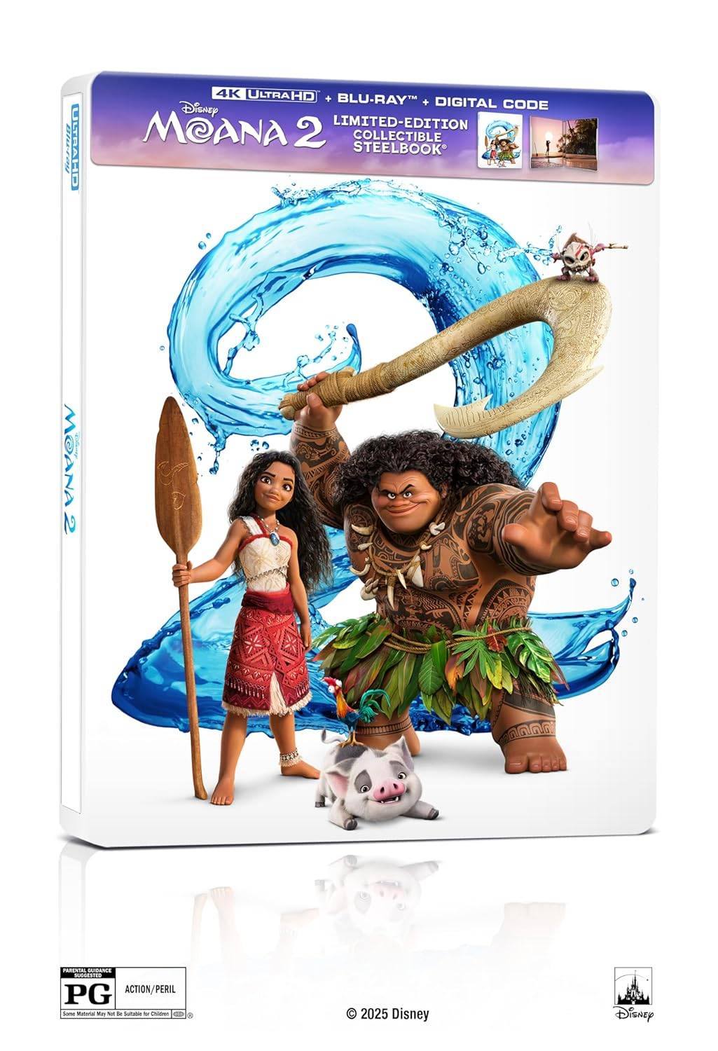Moana 2: Pré-Reservas da Edição Steelbook 4K Já Disponíveis