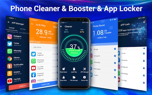 Cleaner - Phone Booster ဖန်သားပြင်ဓာတ်ပုံ 3