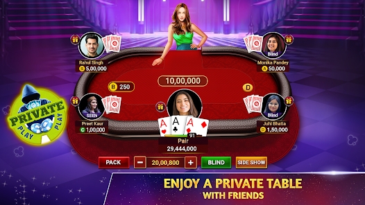 Teen Patti Octro 3 Patti Rummy Captura de tela 3