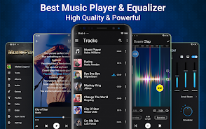 Music Player-Bass Audio Player ဖန်သားပြင်ဓာတ်ပုံ 1