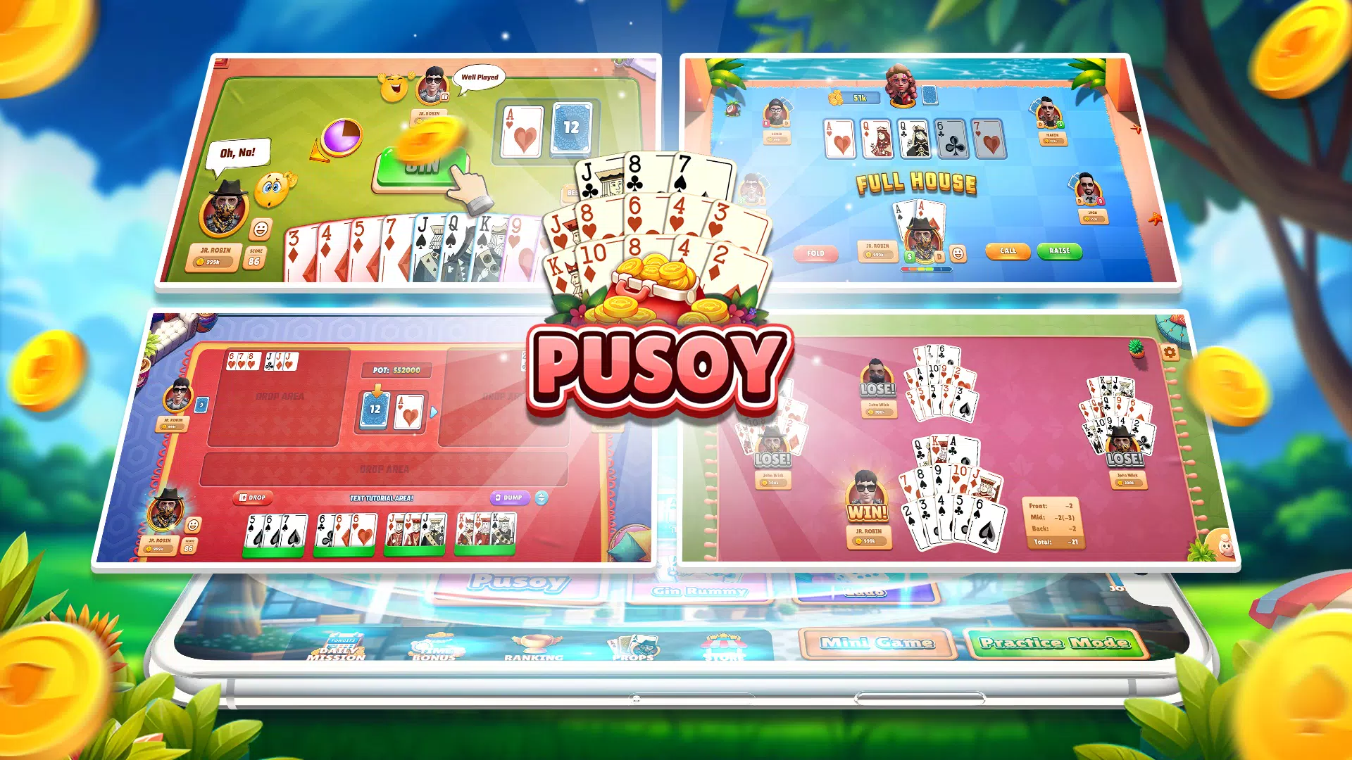 Pusoy Club Offline Tangkapan skrin 3