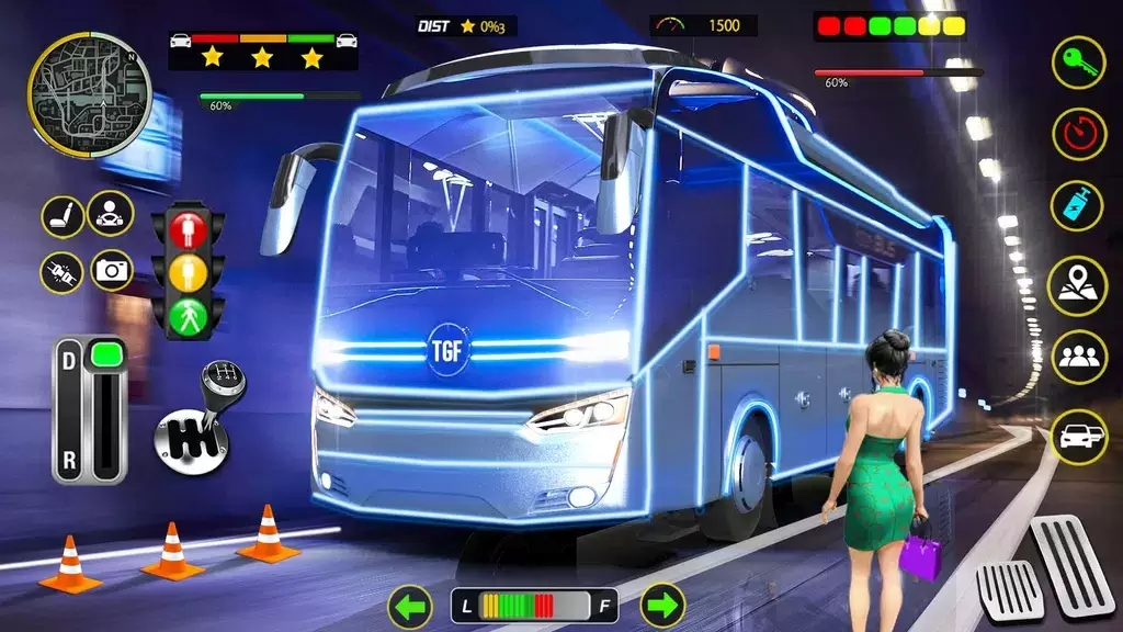 Coach Bus 3D Driving Games Ảnh chụp màn hình 2