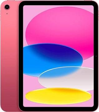Pink Apple iPad (10th Generation) 64GB Wi-Fi