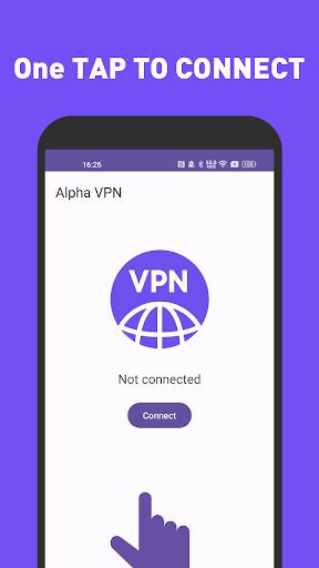 Alpha VPN Captura de pantalla 1