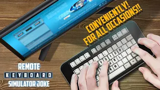 Remote Keyboard Simulator Joke 스크린샷 1