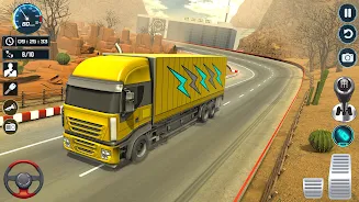 Euro Truck Racing Games Tangkapan skrin 3