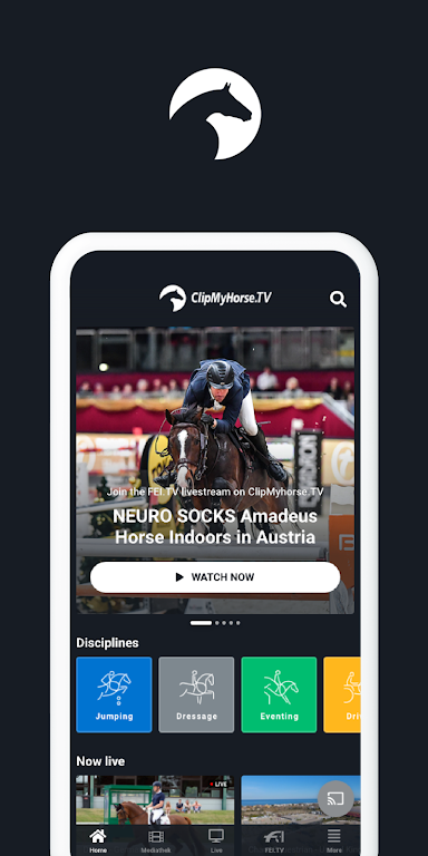 ClipMyHorse.TV & FEI.TV Ekran Görüntüsü 1