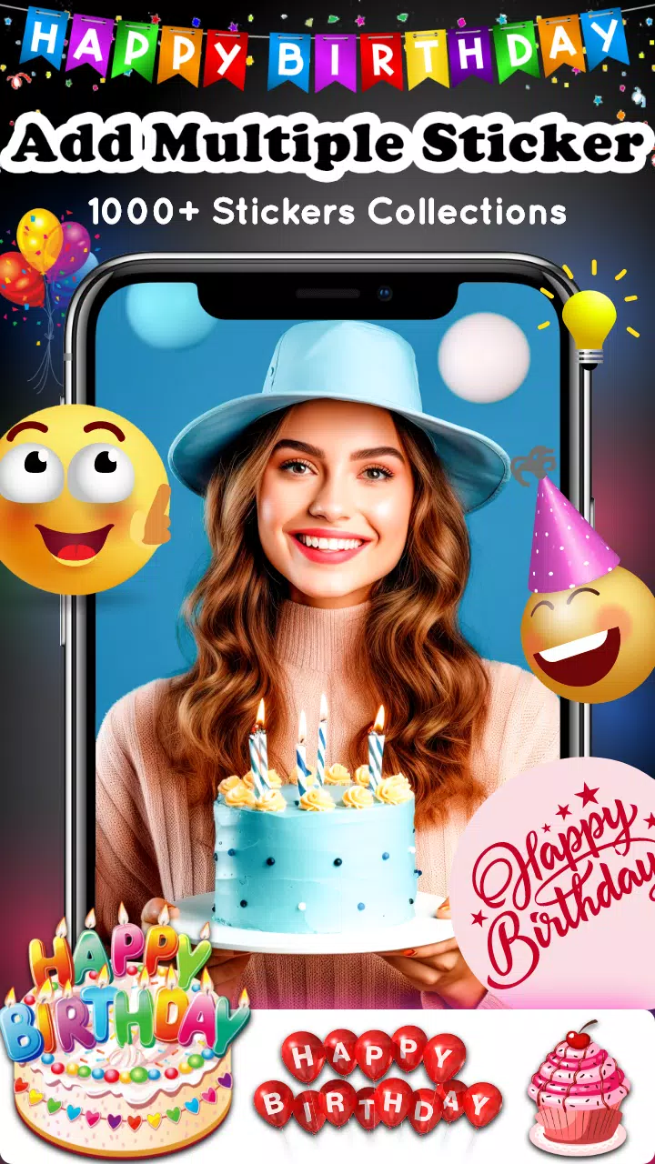 Birthday Video Maker Schermafbeelding 4