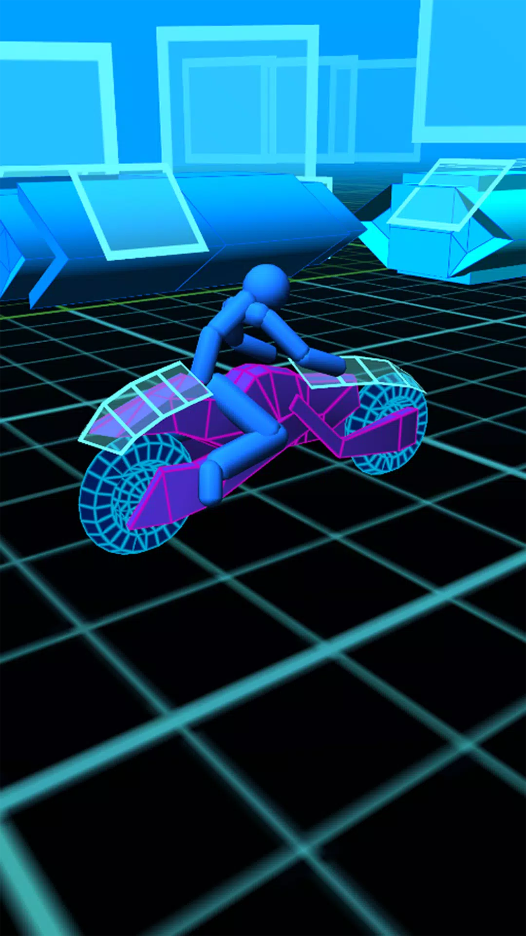 Stickman Neon Motorcycle Race 스크린샷 3