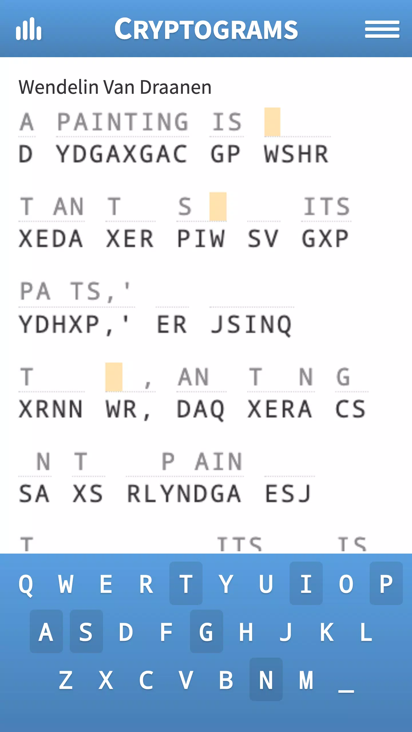 Cryptogram · Puzzle Quotes應用截圖第1張