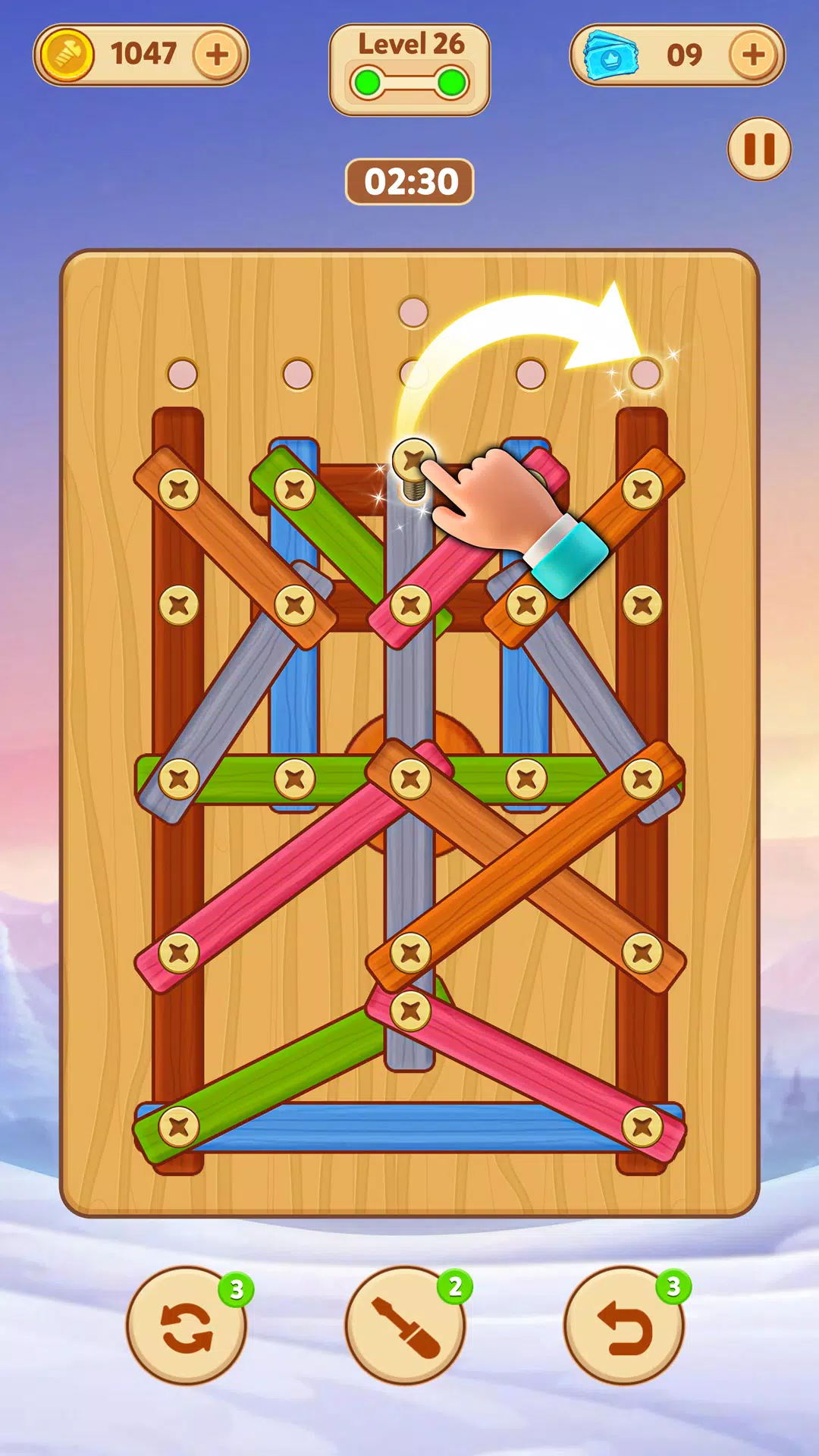 Unscrew Puzzle - Nuts & Bolts Captura de pantalla 2