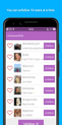 Unfollowers  &  Followers ภาพหน้าจอ 3