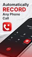 Auto Call recorder App ဖန်သားပြင်ဓာတ်ပုံ 1