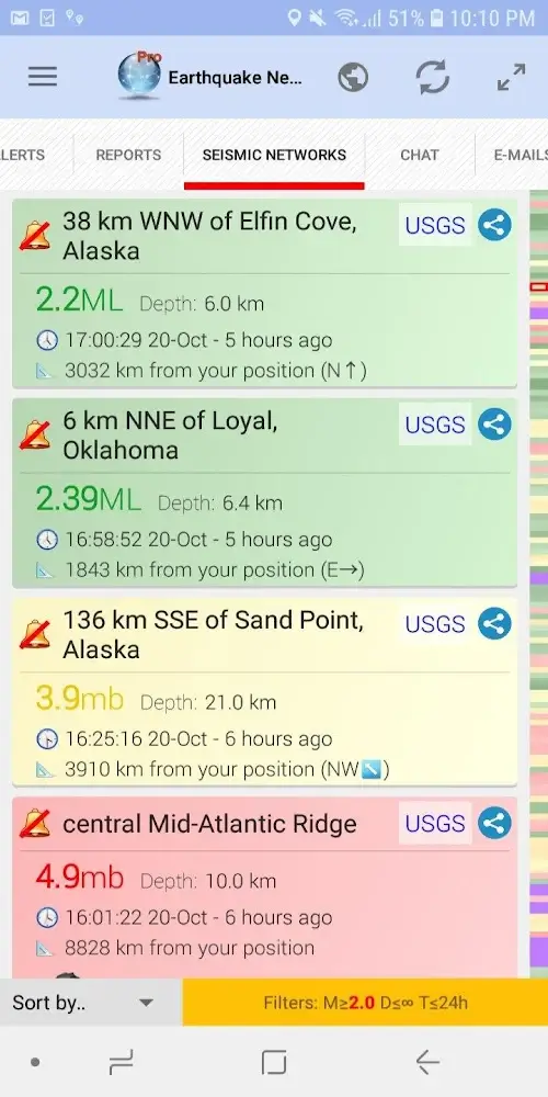 Earthquake Network PRO Screenshot 3