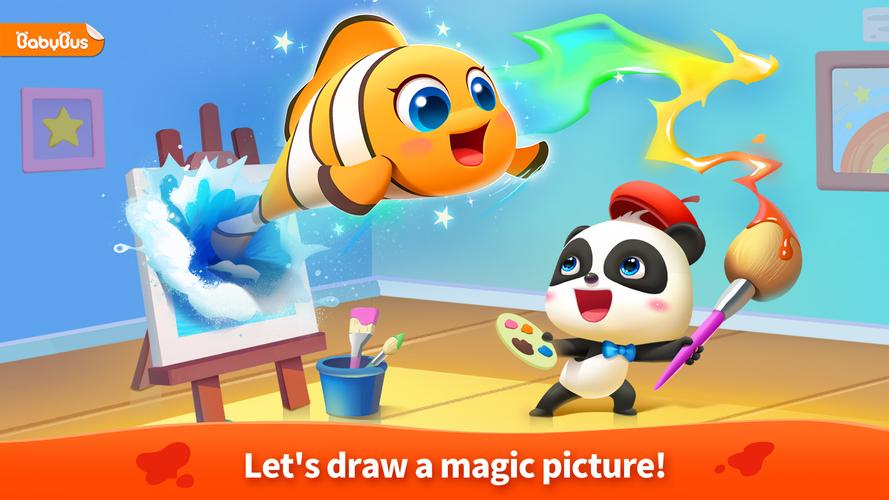 Little Panda's Kids Coloring ภาพหน้าจอ 1