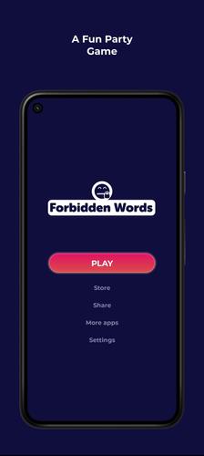 Forbidden Words - Party game Schermafbeelding 1