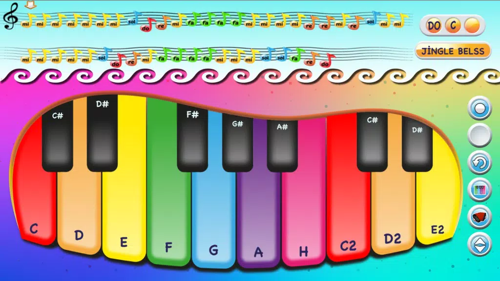 Colorful Piano Schermafbeelding 3