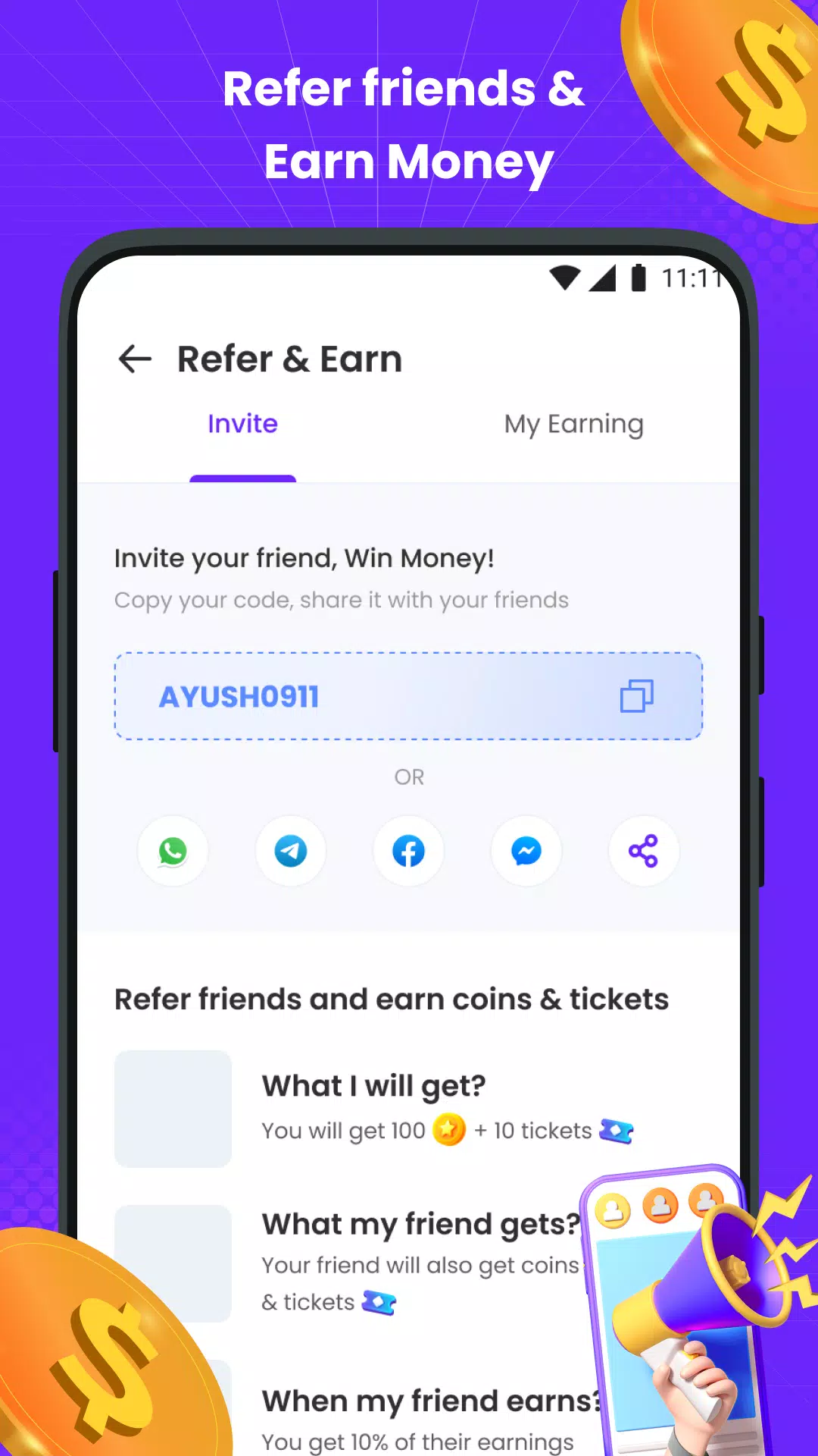 mGamer – Earn Money, Gift Card 스크린샷 4