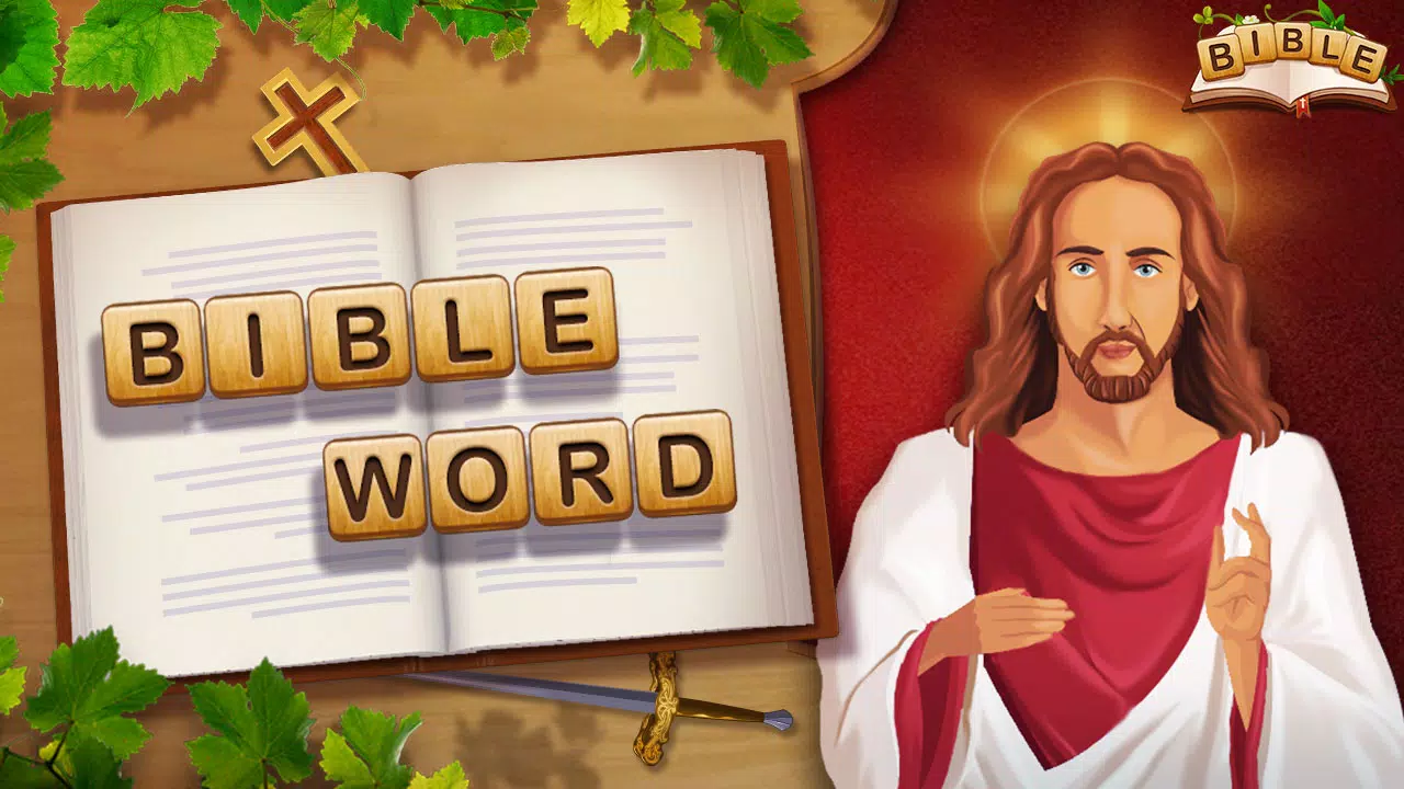 Bible Word Connect Puzzle Game スクリーンショット 1