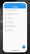 My Workout Log Capture d'écran 4