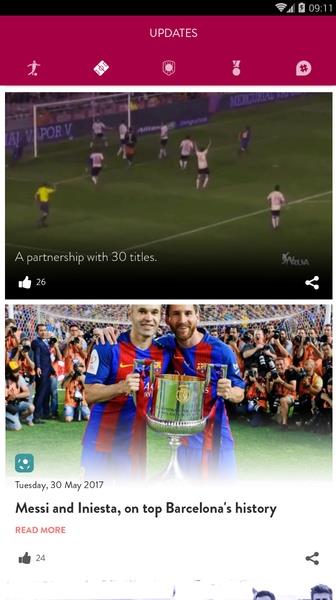 Messi App Oficial Captura de tela 3