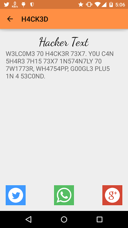 Hacker Text Generator Capture d'écran 1