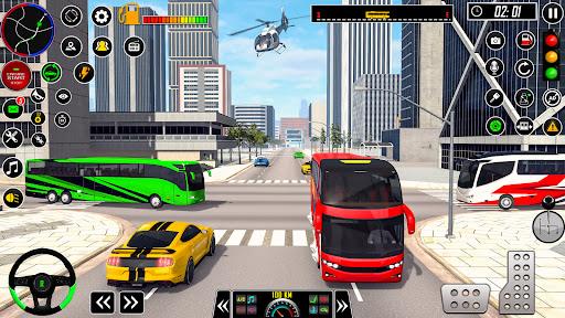 Grand City Racing Bus Sim 3D Ảnh chụp màn hình 2