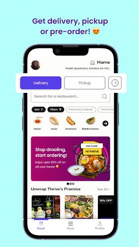 Thrive: Online Food Delivery स्क्रीनशॉट 4