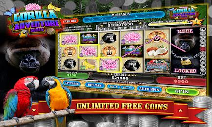 Gorilla Adventure Slots Скриншот 1