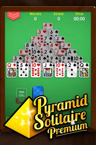 Pyramid Solitaire Premium Card Screenshot 1