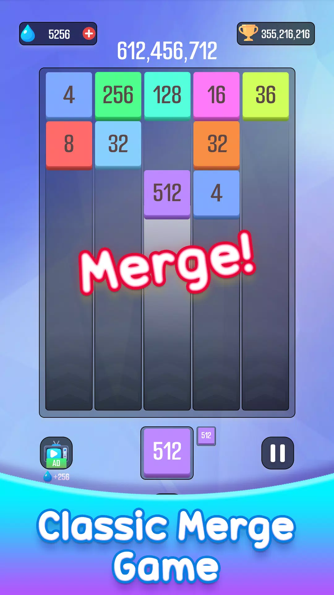 Number Merging Master Скриншот 2
