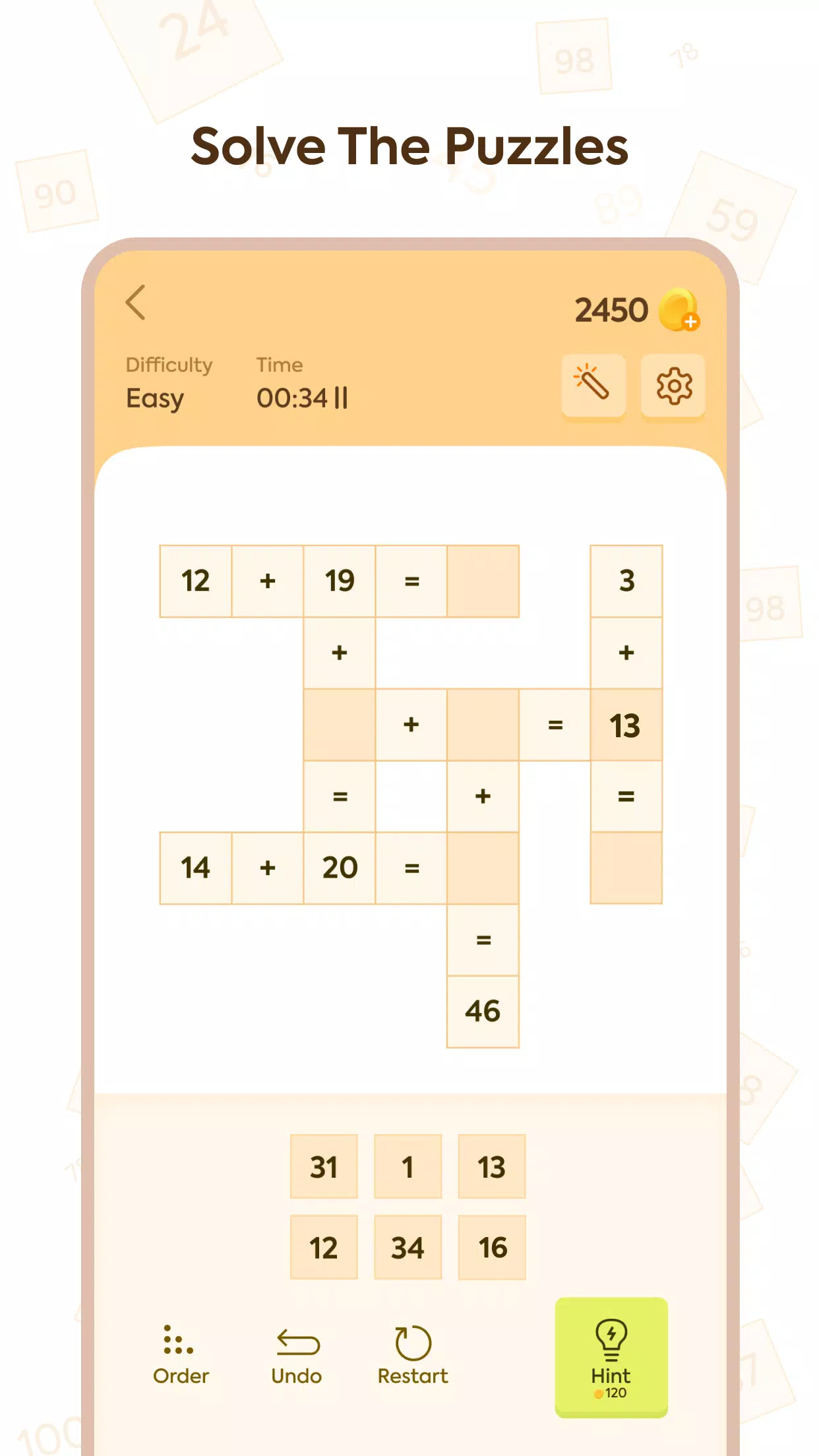 Schermata Puzzle Math 2