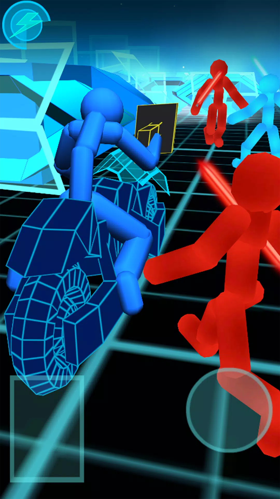 Stickman Neon Motorcycle Race 스크린샷 1