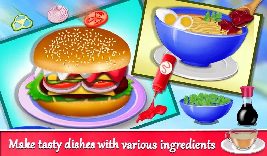 Cooking in Kitchen Food Games スクリーンショット 1
