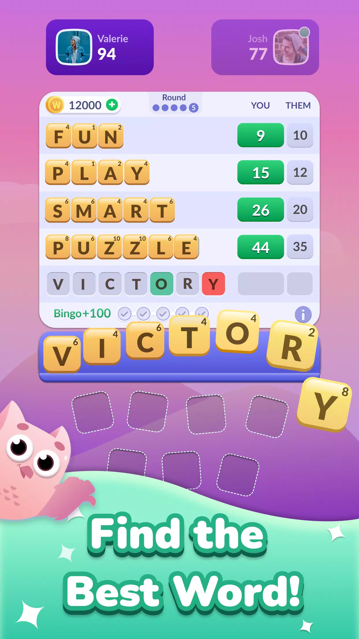 Word Roll - Word Bingo Скриншот 2