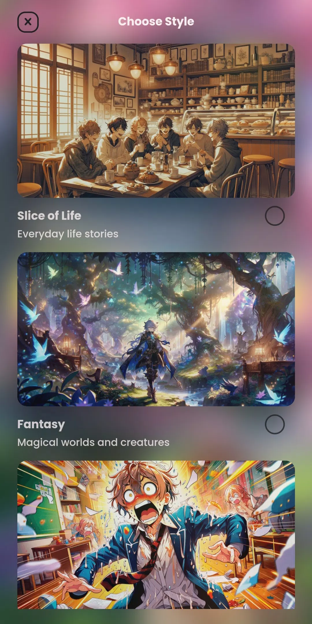 Anime Art Generator - AI Anime Captura de pantalla 3