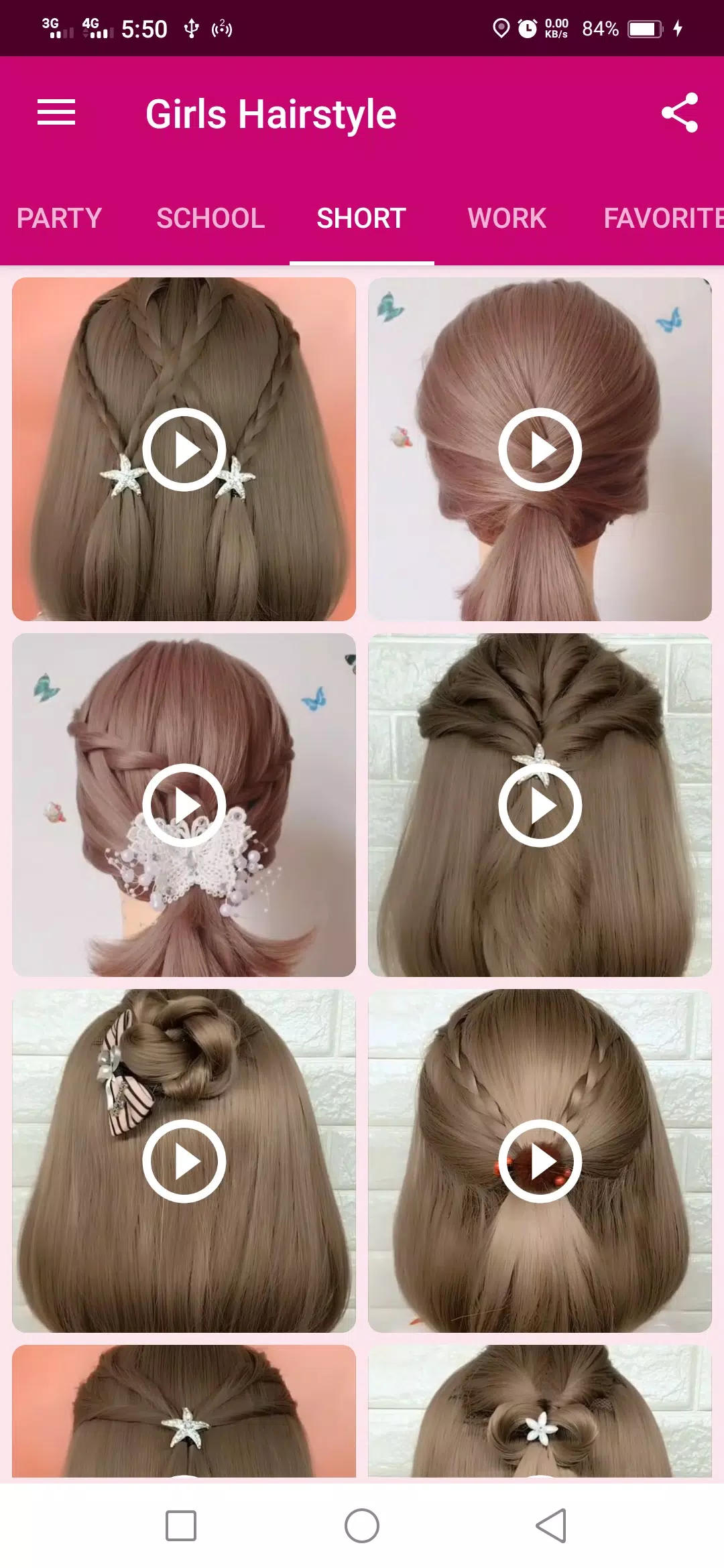 Girls Hairstyle Screenshot 4