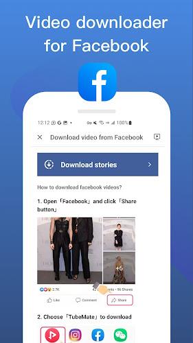 Video & Music Downloader ဖန်သားပြင်ဓာတ်ပုံ 2