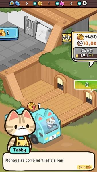 Idle Cat Tycoon Captura de pantalla 1