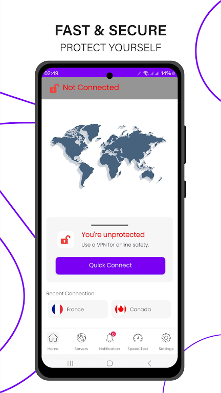 Schermata NetProtect VPN - Fast & Secure 1