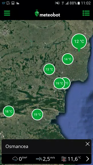 Meteobot Zrzut ekranu 1