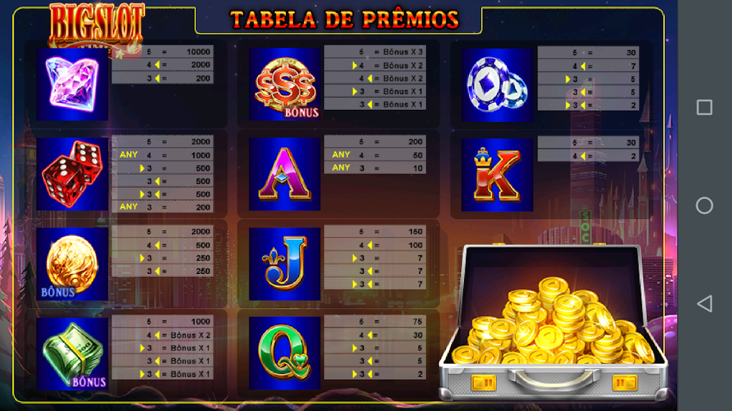 Big Slot Fortune Caça Níquel Schermafbeelding 2