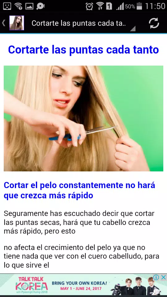 7 tips para cabello perfecto Captura de tela 2