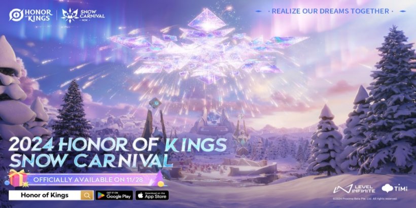 Lễ hội mùa đông có rất nhiều với Honor of Kings 'Carnival Snow