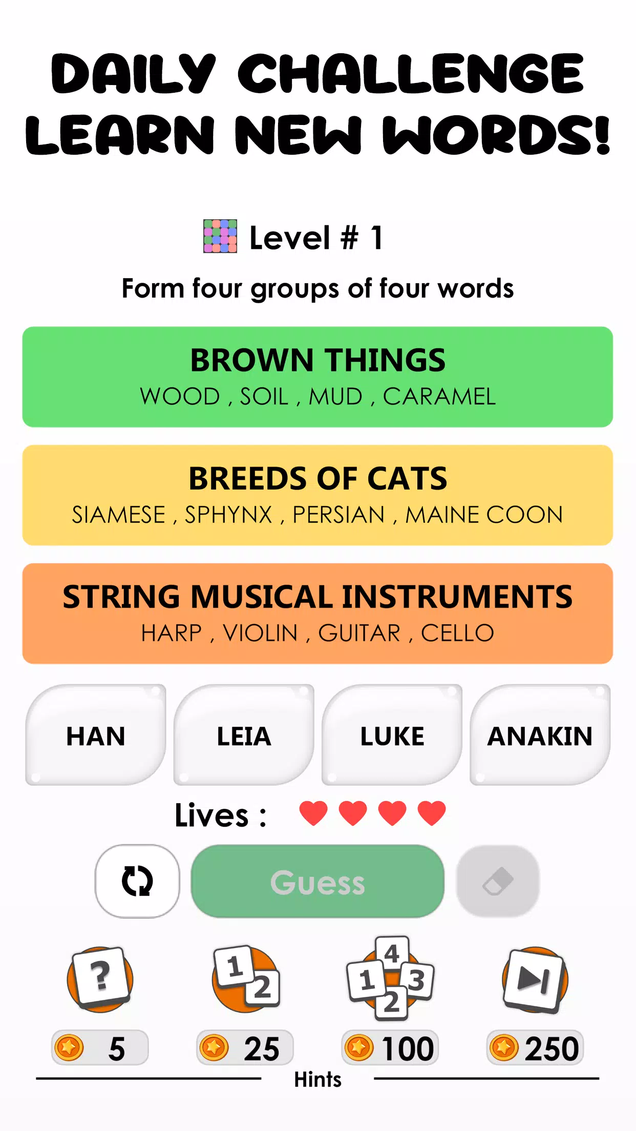 Schermata Words: Associations Word Game 3