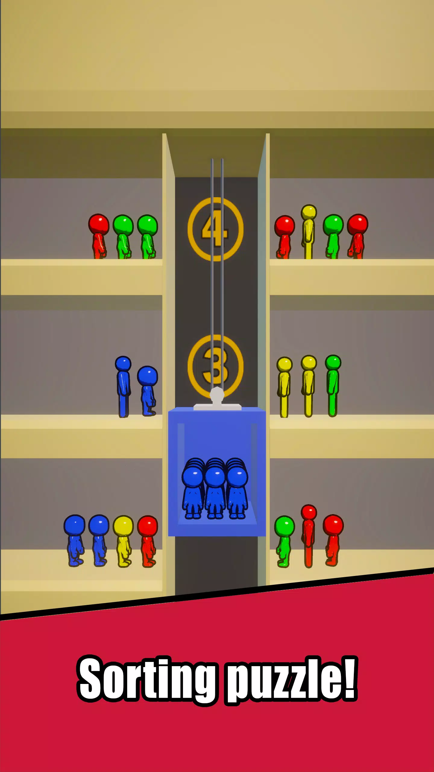 Lift Traffic: elevator game 스크린샷 1