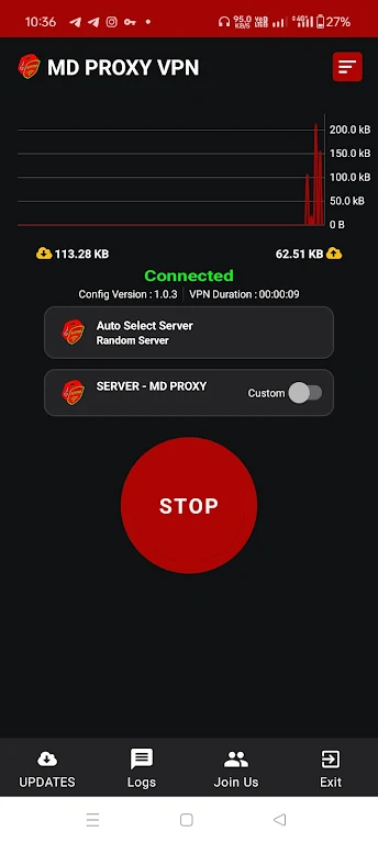 MD PROXY VPN Screenshot 2