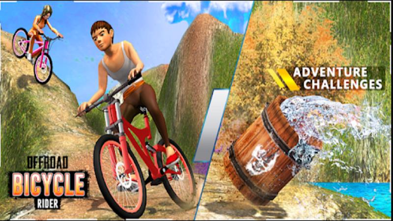 Offroad Bicycle Bmx Stunt Game 스크린샷 2