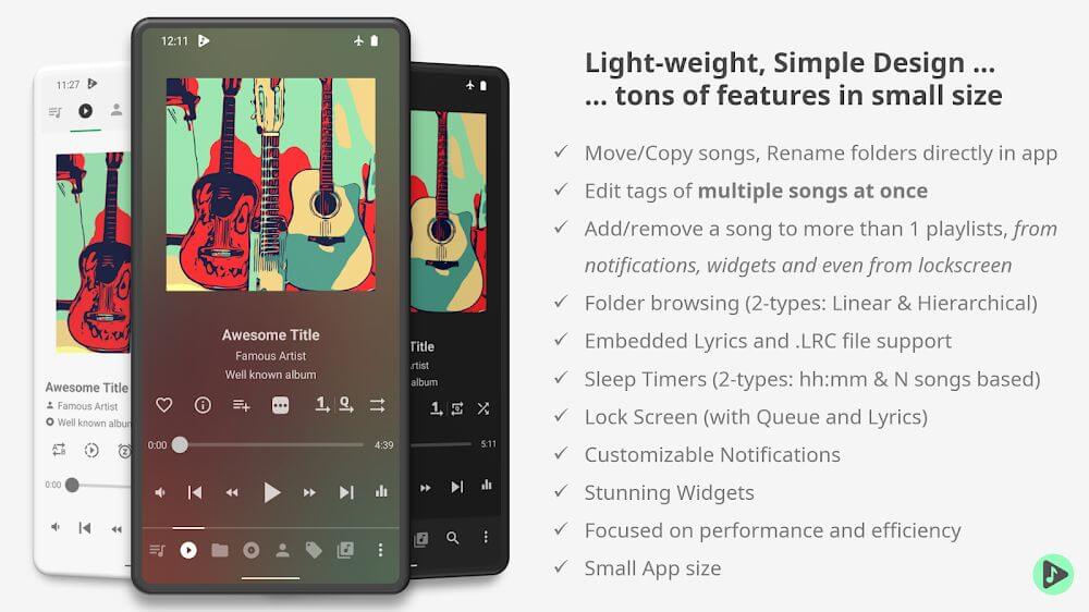 Musicolet Music Player Mod Schermafbeelding 1