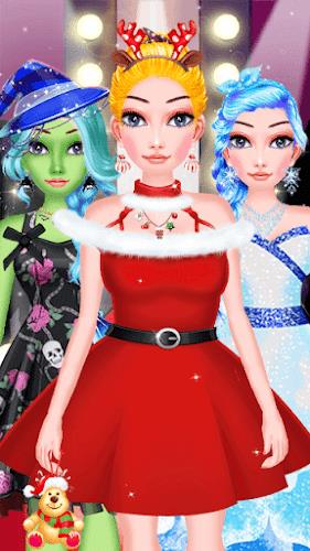 Christmas Dress Up Game Tangkapan skrin 1